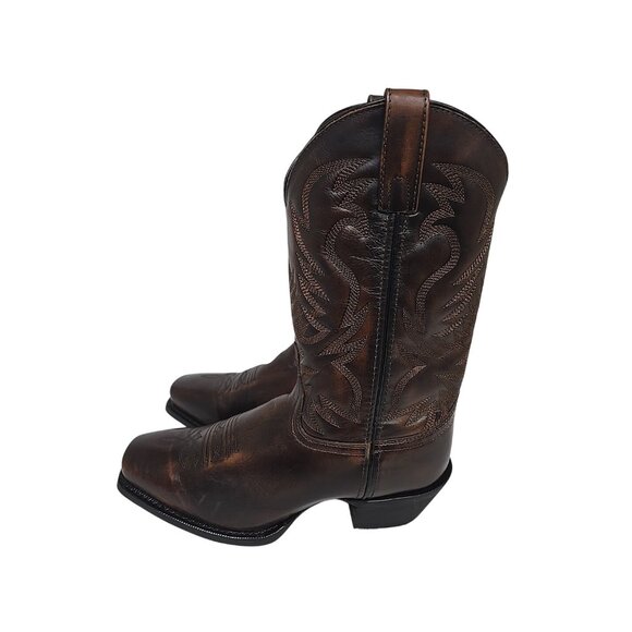 Laredo Men's Lawton Western Boots 68444 Square Toe Brown Size 9 EW - Picture 5 of 7